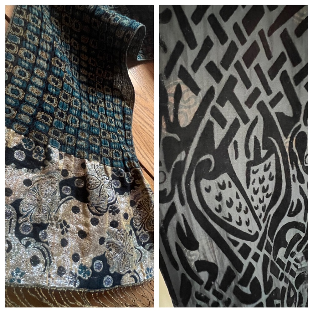 Two Unique Wraps/Scarves